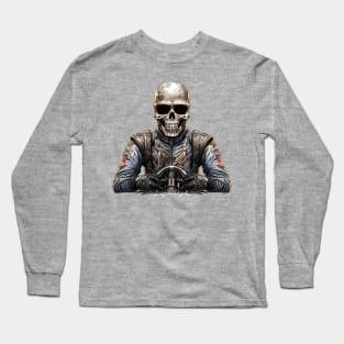 Skull Driver Long Sleeve T-Shirt